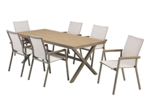 Gartenmöbelset 'Mia' für 6 Personen Aluminium